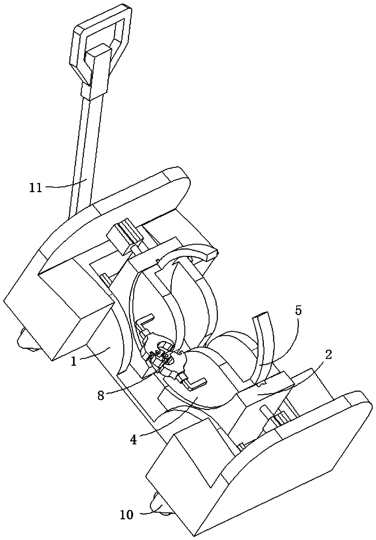 Aircraft tire mounting device