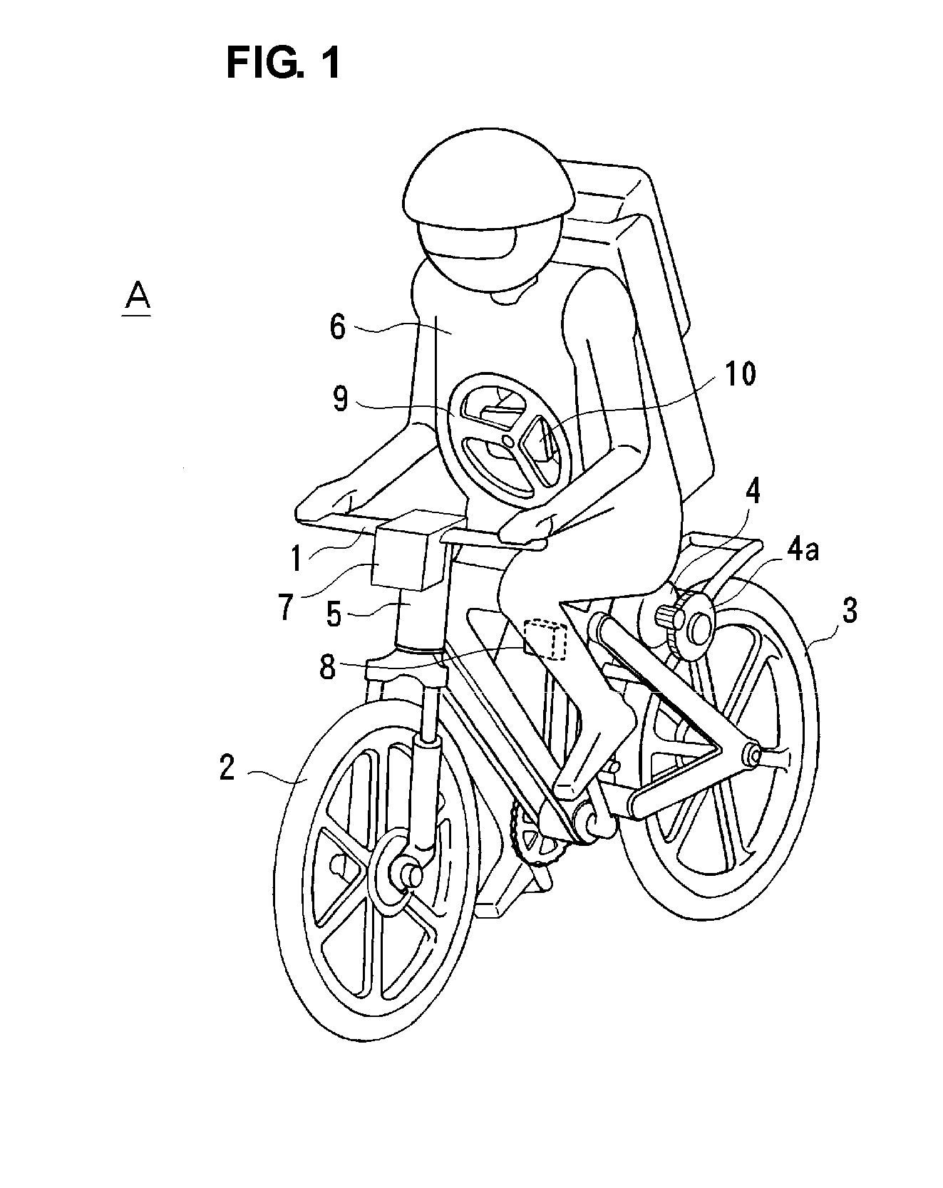 Overturn prevention control device for two-wheel vehicle