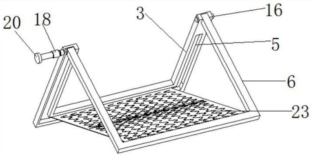 Tiled airing wooden clothes hanger for upper clothes in summer