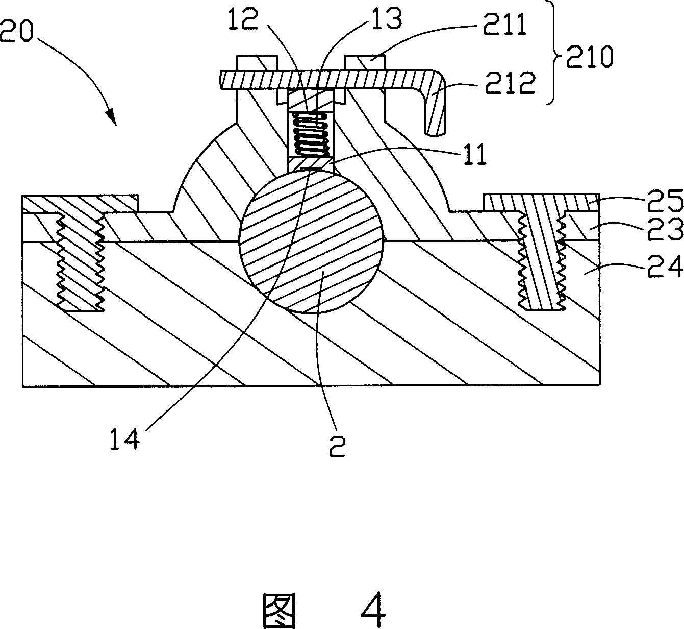 Temperature measuring device and heat tube measuring system