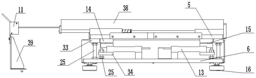 Intelligent reinforcing steel bar weighing and length measuring mechanism and weight deviation marking all-in-one machine comprising the same