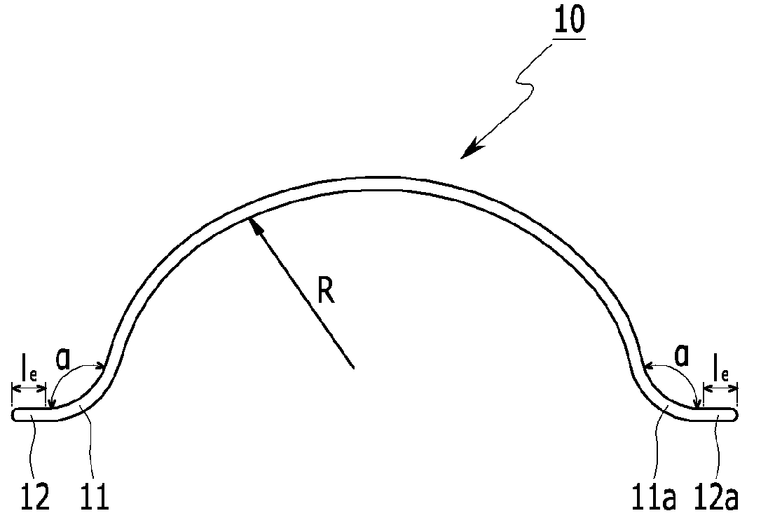 Arched steel fibers for reinforcing cement-based material