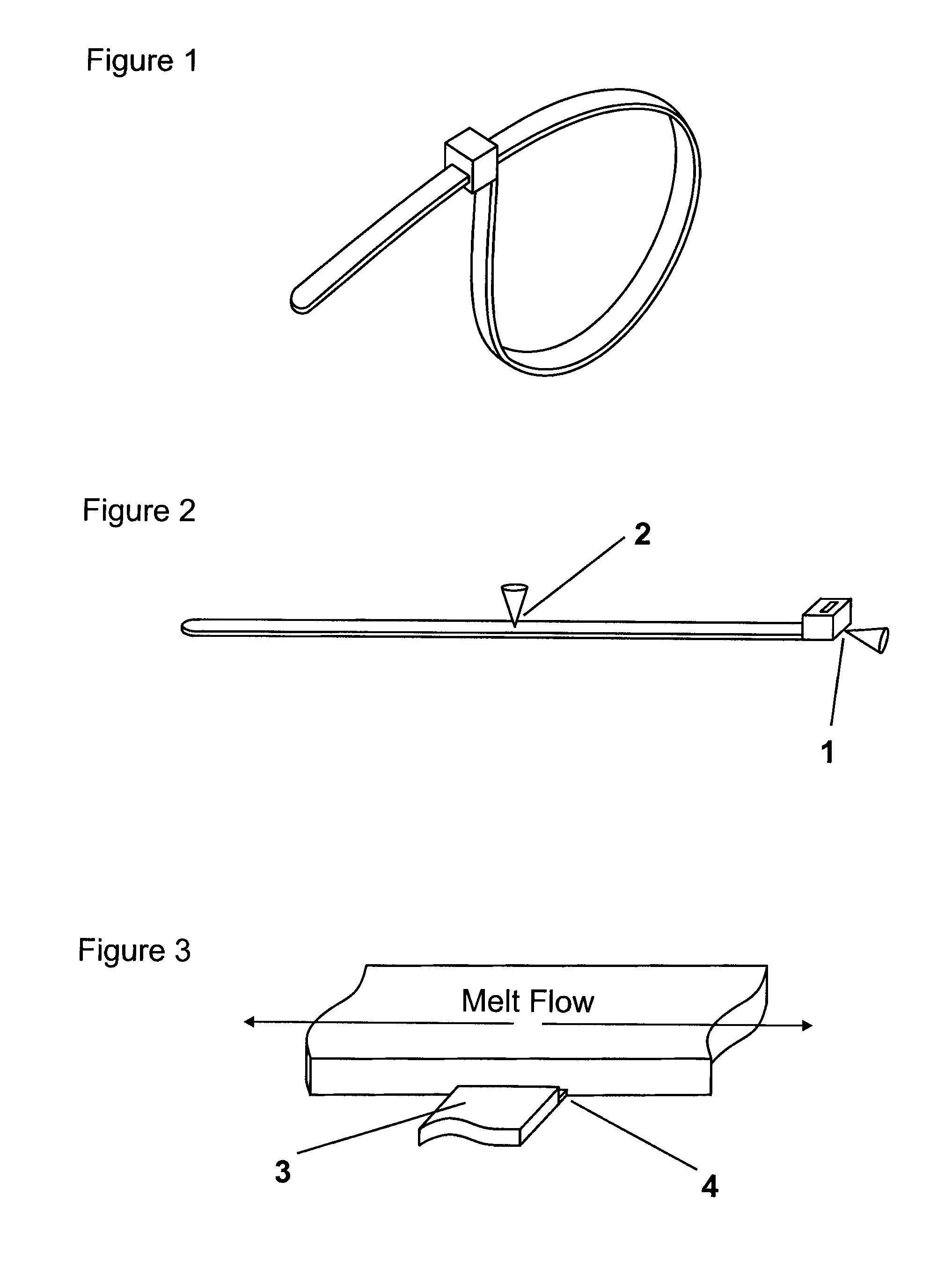 Moulded tie strips