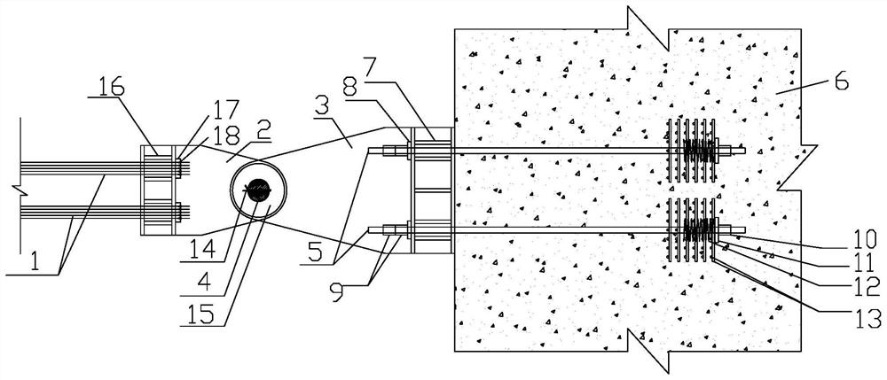 A buckle cable anchoring method for a cable hoisting system