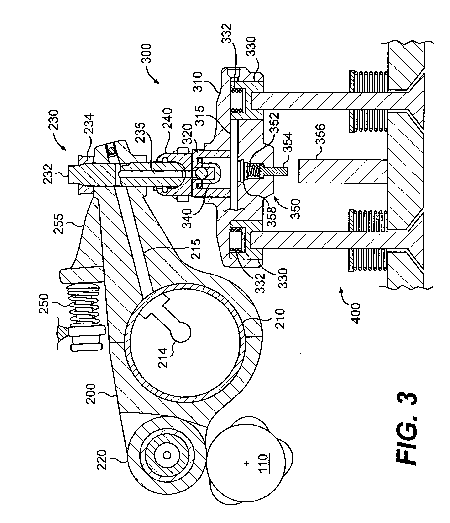 Valve bridge with integrated lost motion system