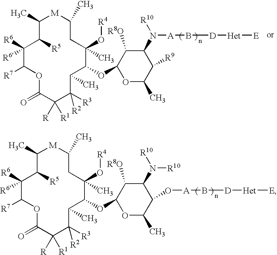 Bifunctional macrolide heterocyclic compounds and methods of making and using the same