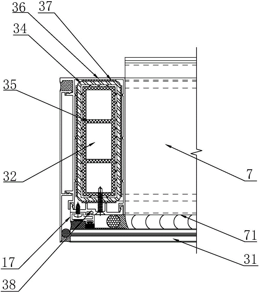 A unit curtain wall system with a cantilever structure