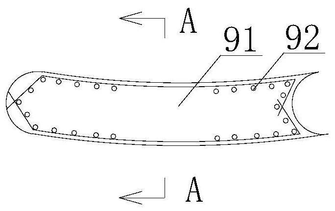 Underground continuous wallboard structure