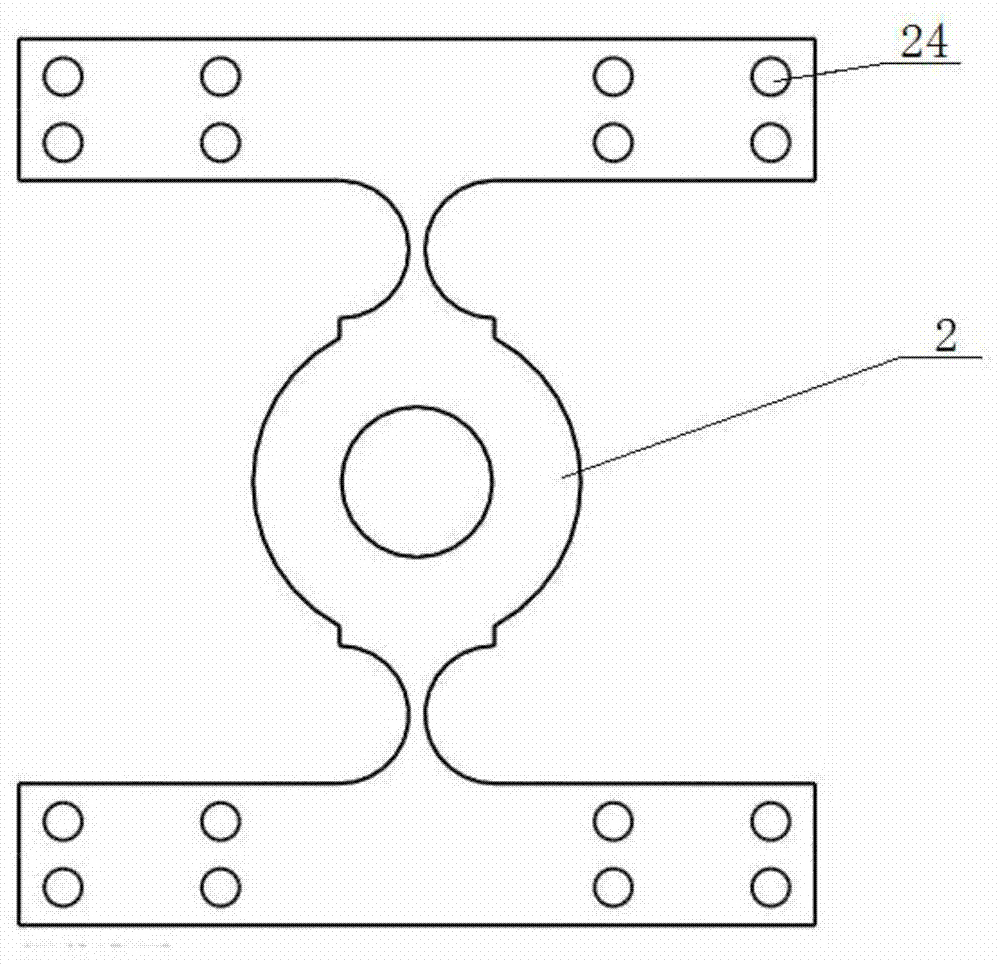 3T1R four-degrees-of-freedom precise location workbench