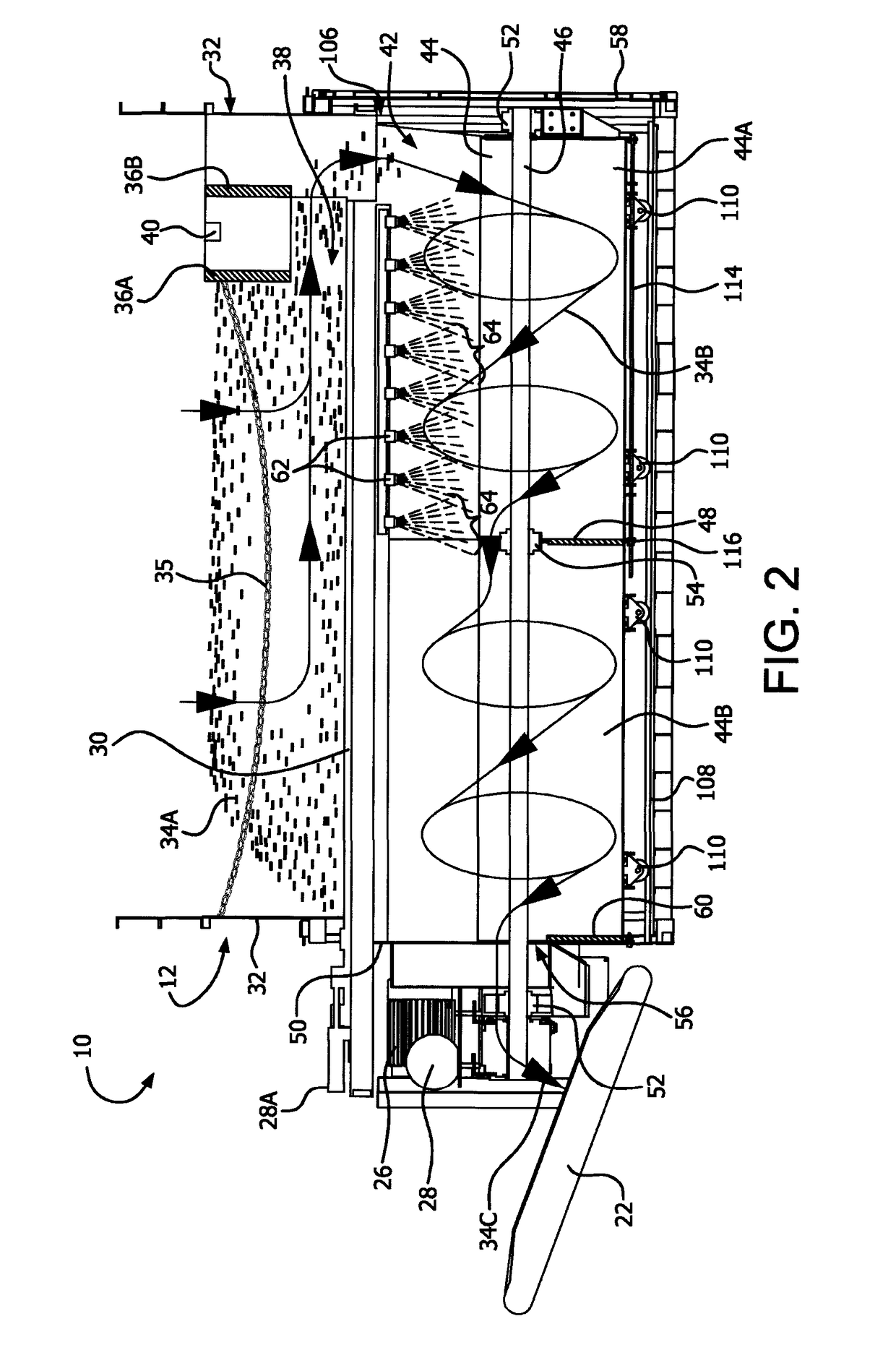 Apparatus and method for coating particulate material