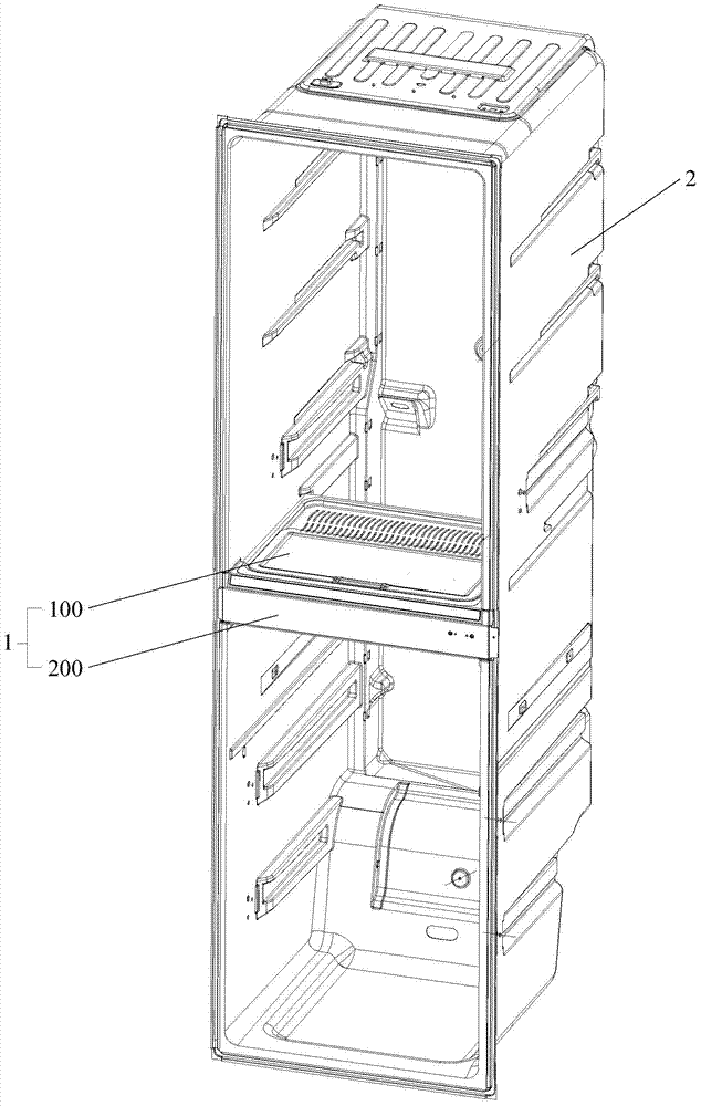Yogurt machine module and refrigerator