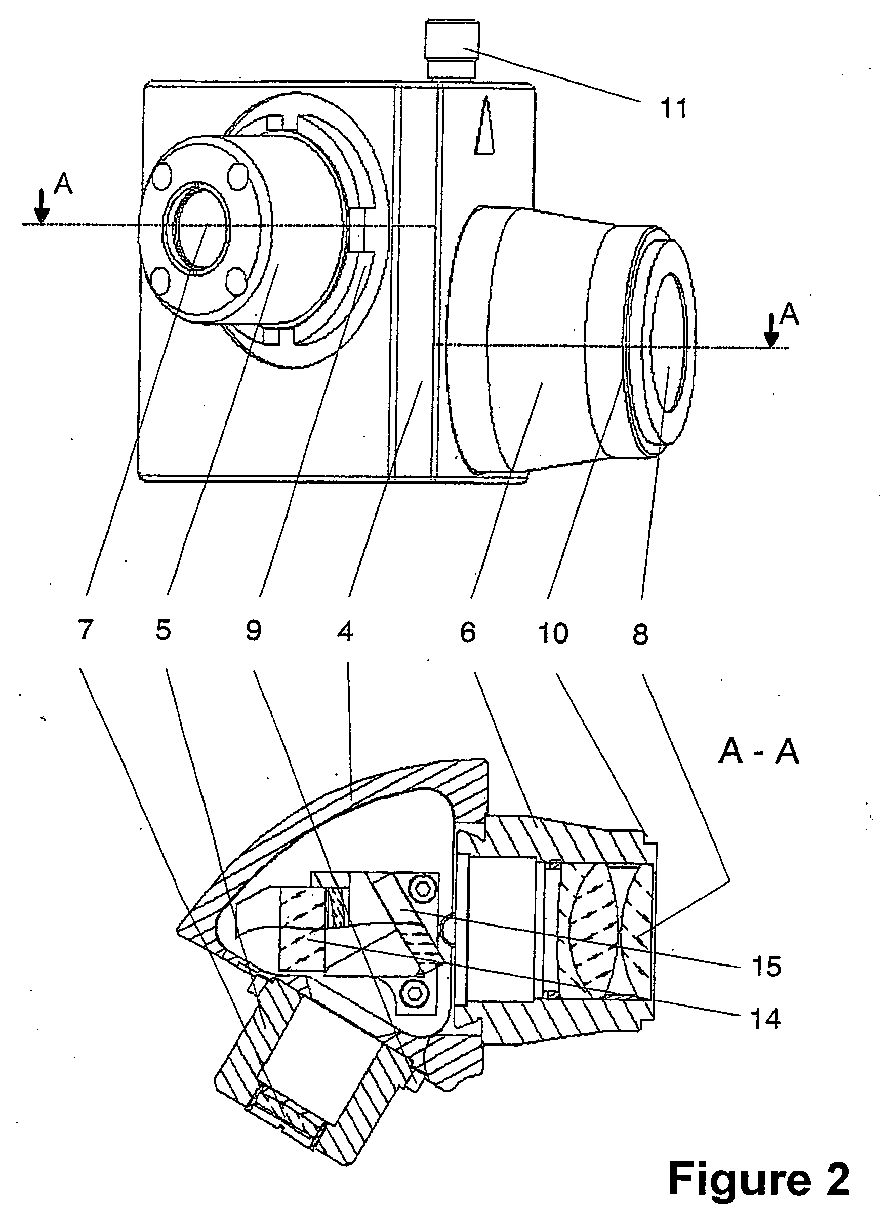 Camera adapter for optical devices, in patricular microscopes