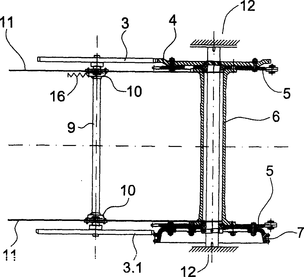 Handrail driving device for escalator or moving walkway