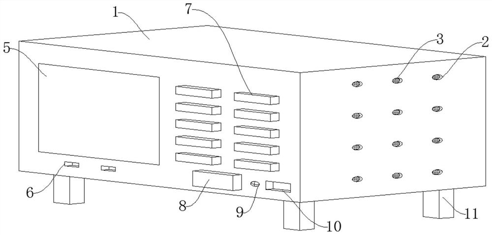 Comprehensive light compensation illuminance temperature measurement analyzer