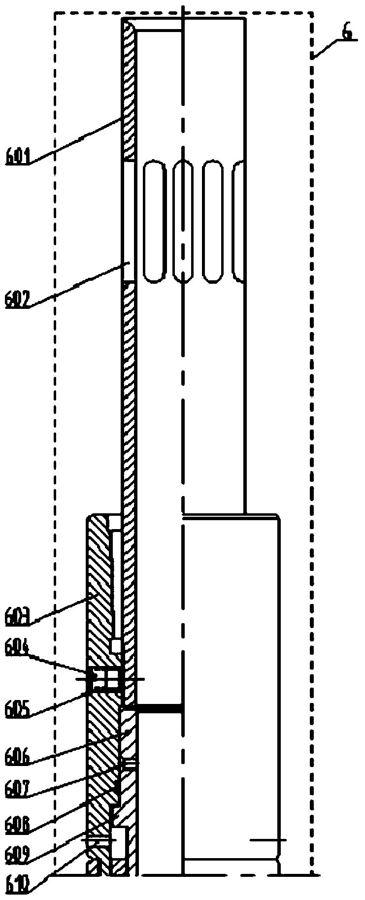 A string and method for downhole oscillation distribution process of water injection well