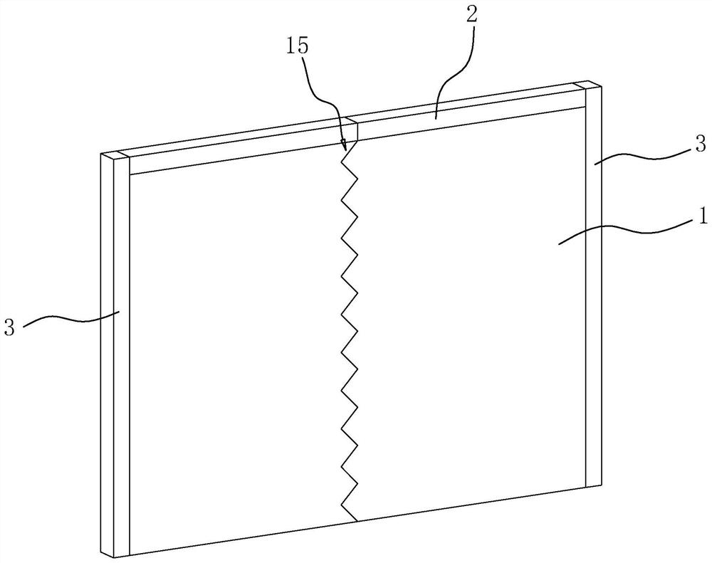 Fabricated partition wall formwork