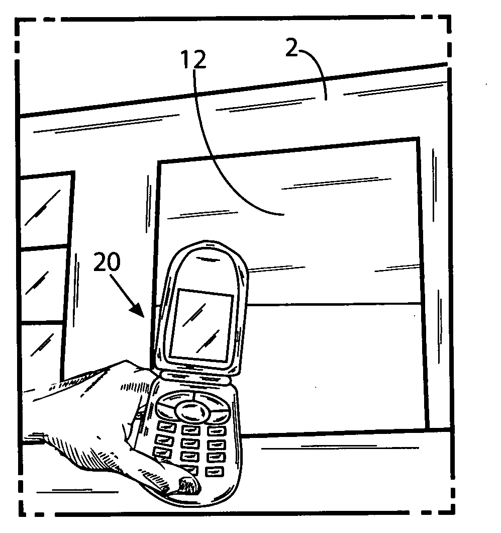 Device and method for remotely operating keyless entry systems