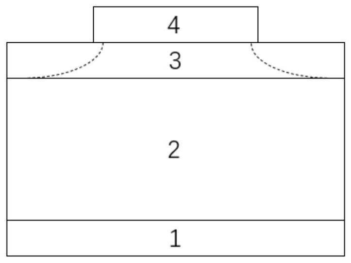 Vertical aluminum nitride schottky diode based on silicon carbide substrate and its preparation method