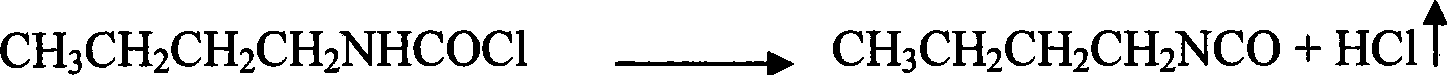 Process for preparing n-butyl isocyanate