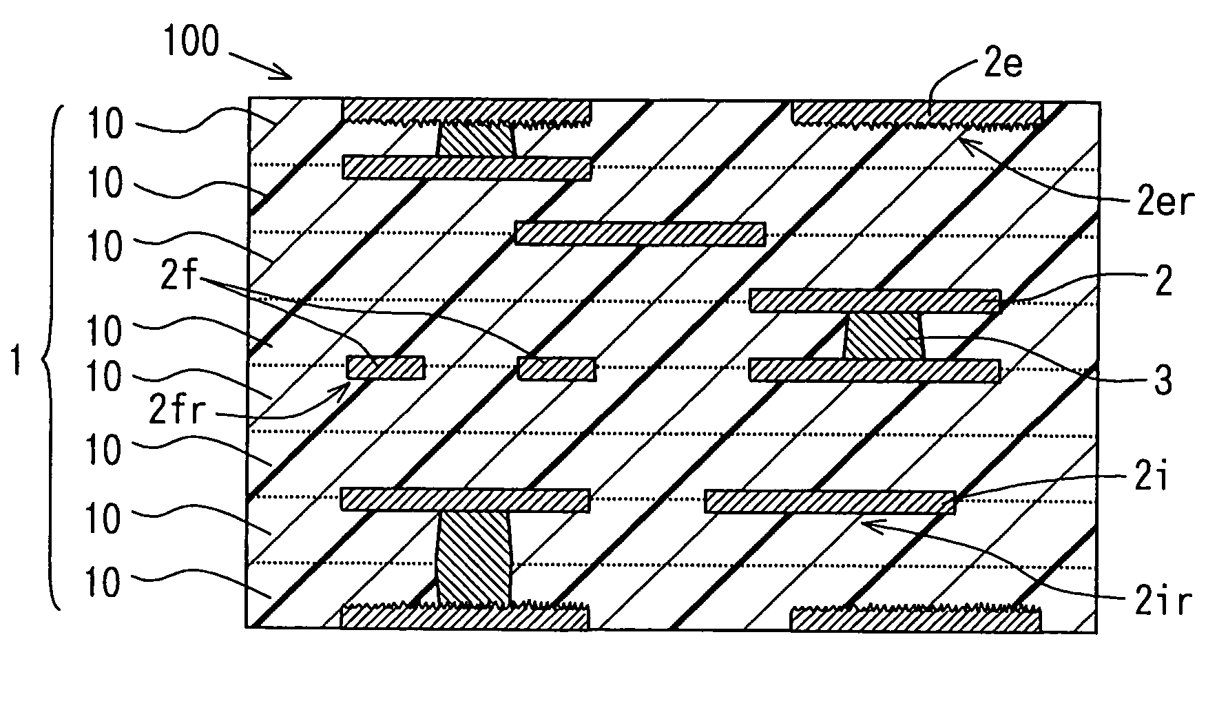 Multi-layer printed circuit board and method for manufacturing the same