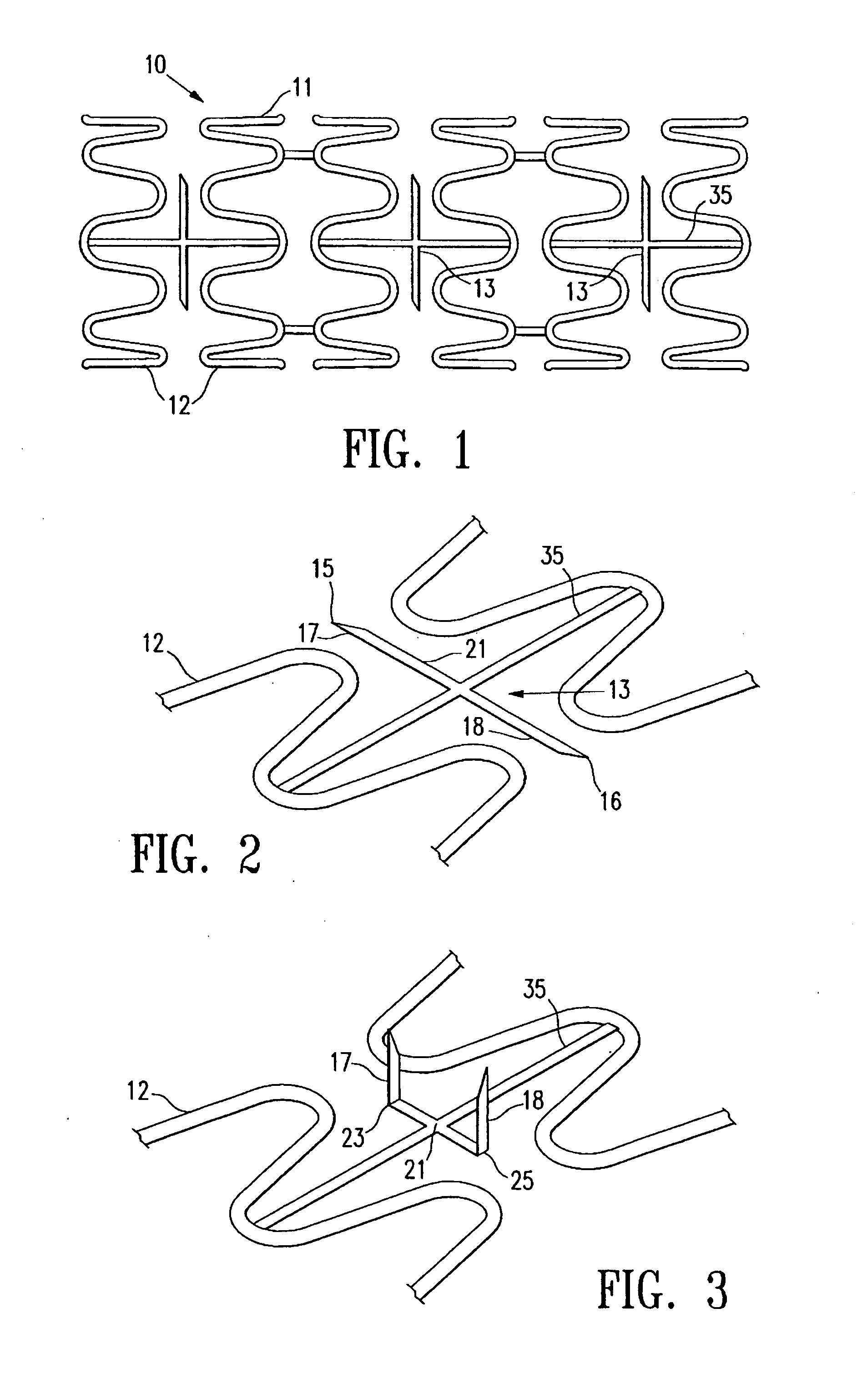 Stent with cover connectors