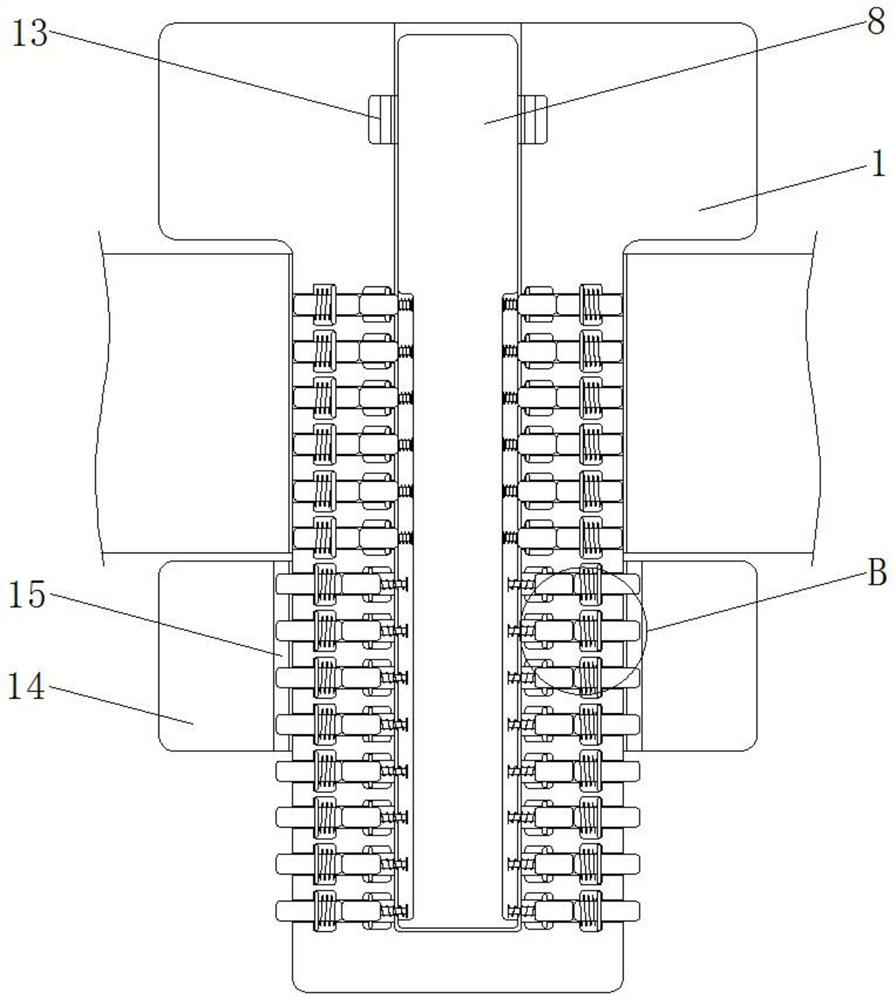 A self-locking fixing bolt for construction engineering