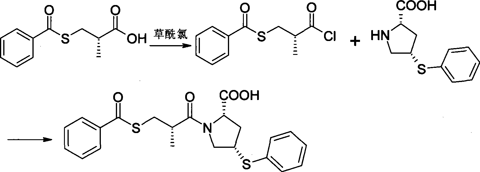 Method for synthesizing Zofenopril