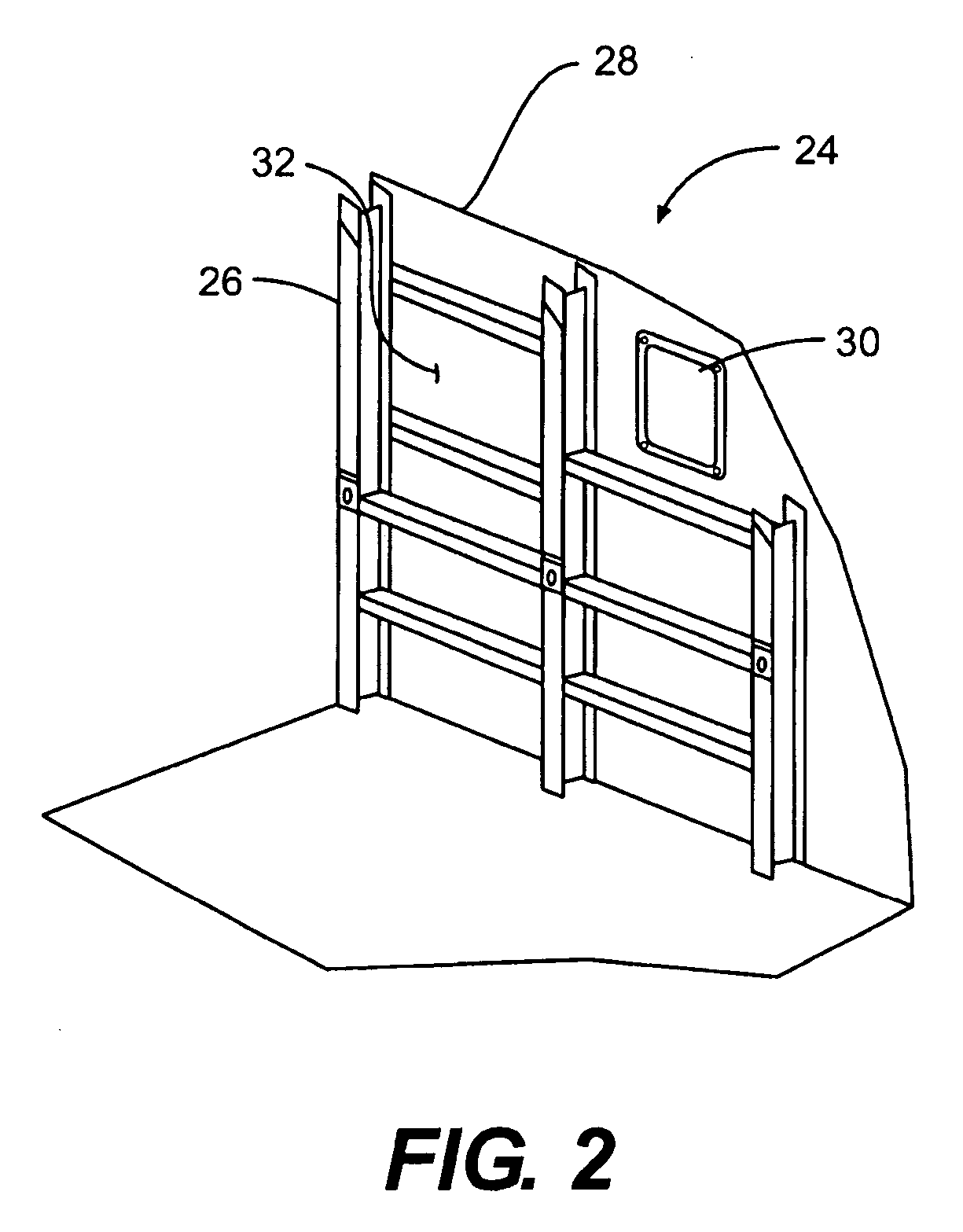 Acoustic absorption system for an aircraft airframe