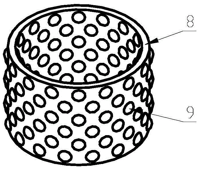 A dense bead type rotary and reciprocating two-degree-of-freedom rolling shaft system