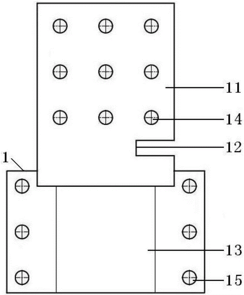 Special connection terminal for grading ring