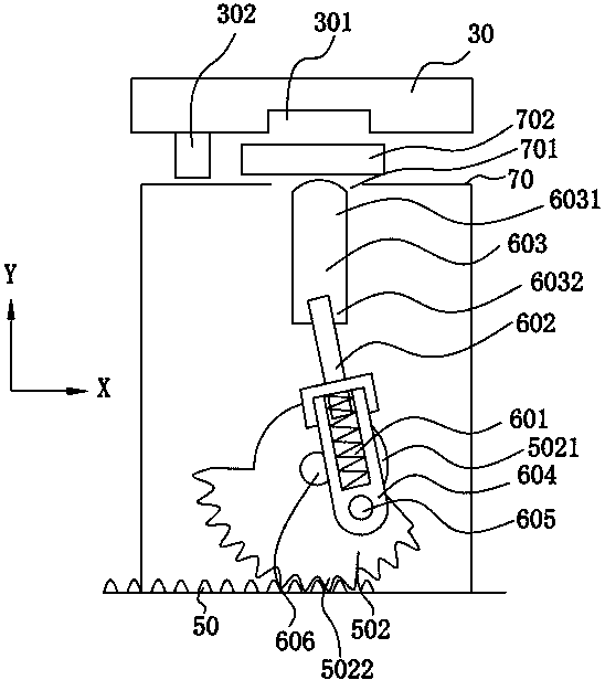 Replacement device and replacement method