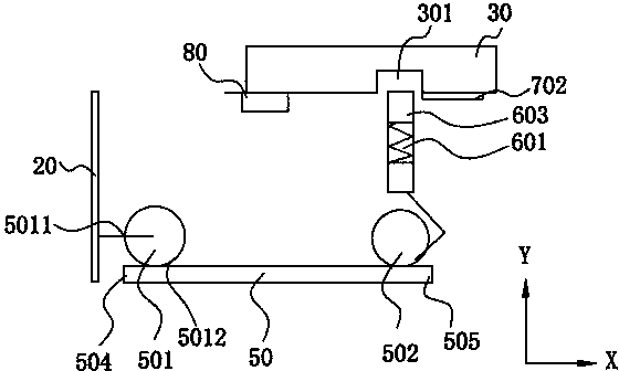 Replacement device and replacement method