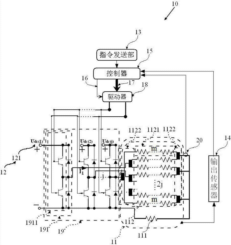 DC electric drive device and electric device