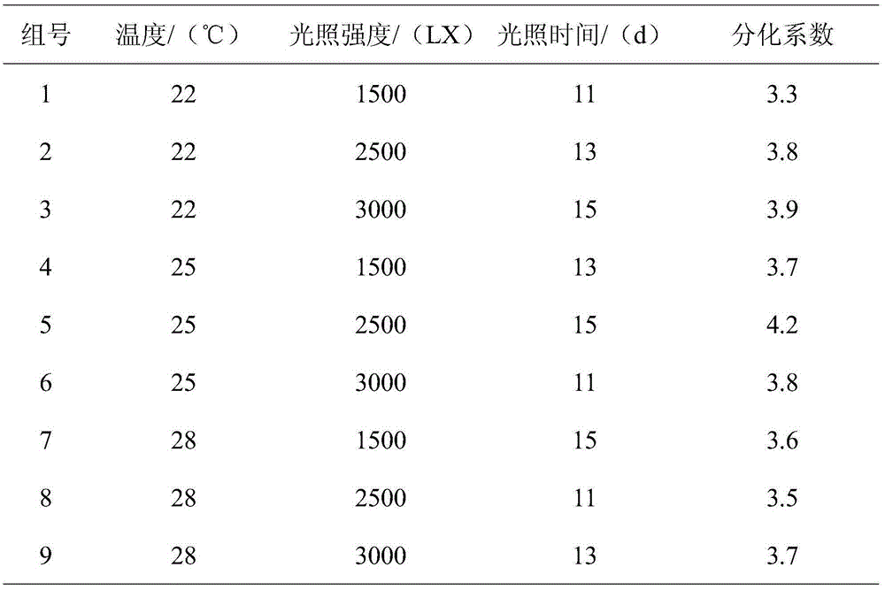 A kind of rapid propagation method of golden nanmu tissue culture