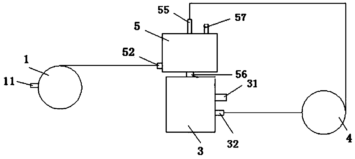 Treatment method and device for efficiently absorbing formaldehyde