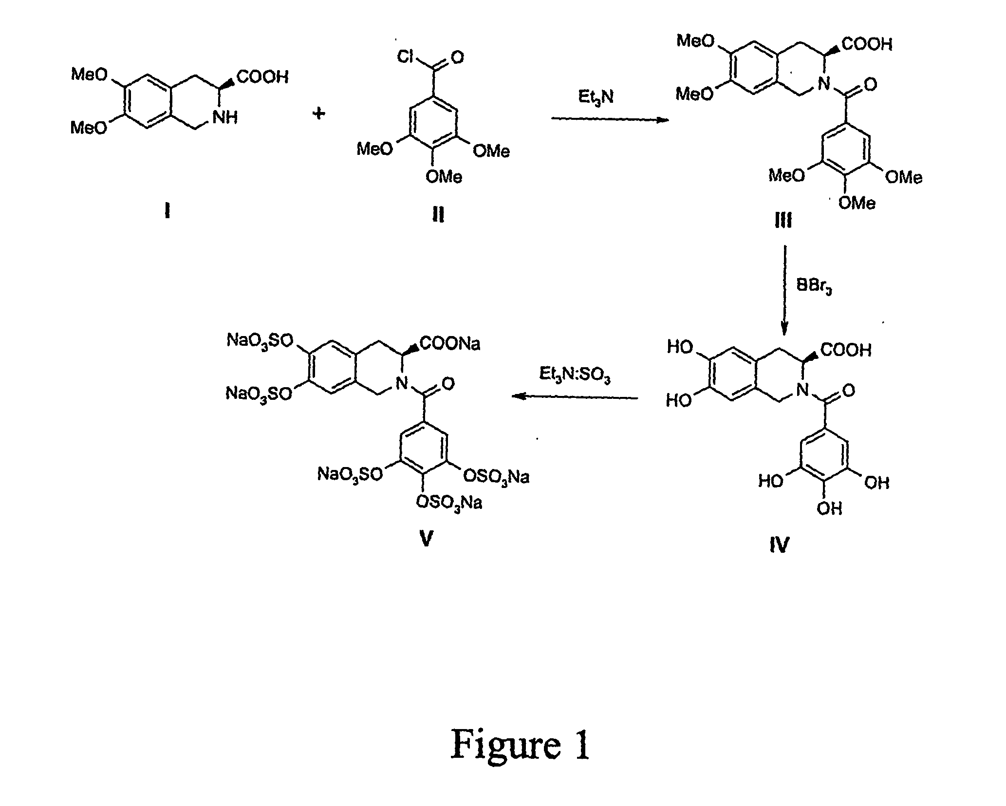 Sulfated bis-cyclic agents