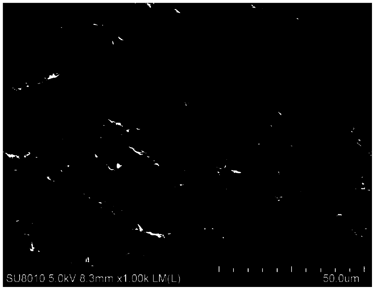 Multi-scale layered flame-retardant material and preparation method thereof