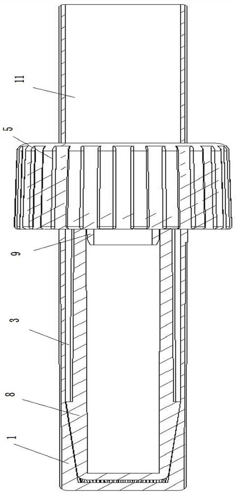 Quick assembly type tool rod body connecting structure