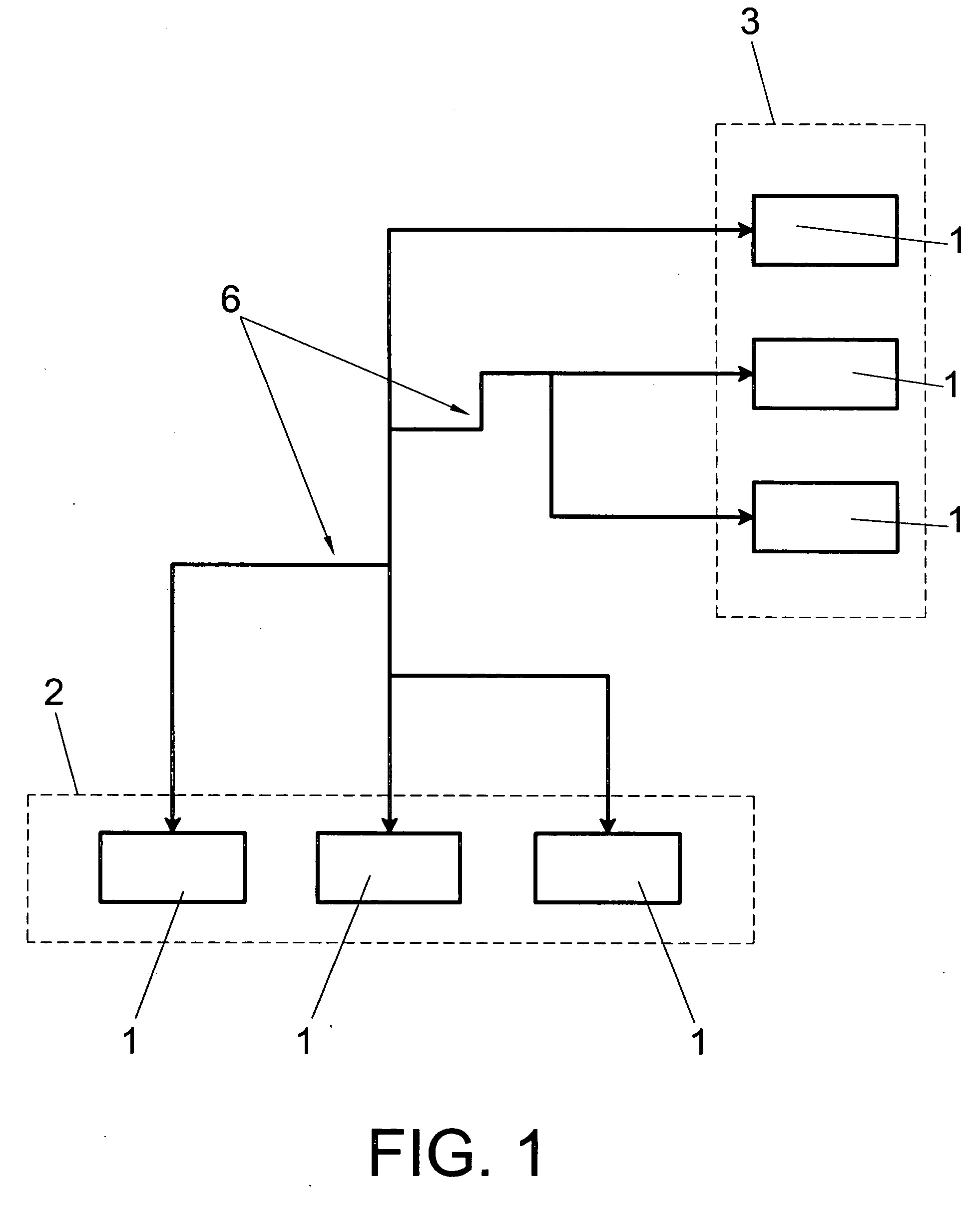 Process for the transmission of data by a multi-user, point to multi-point digital data transmission system