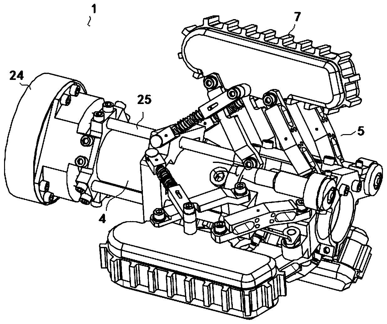 Remote control robot for petroleum pipeline maintenance