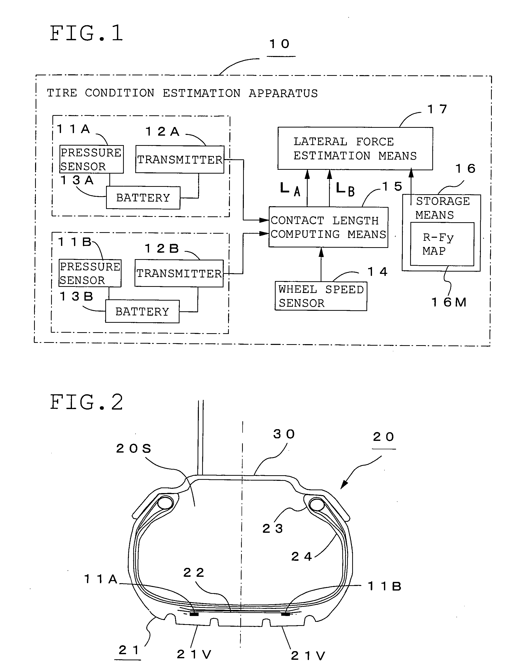Sensor-incorporated tire and tire condition estimating method