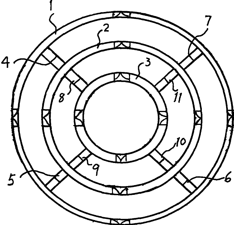 Strong shock proof residential district construction layout method