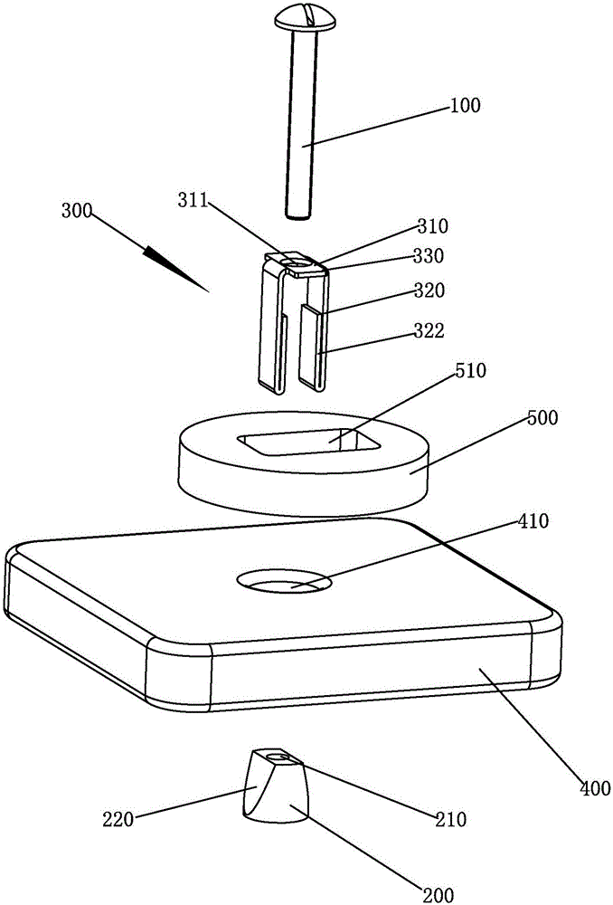 A bolt combination mechanism that can be disassembled on one side