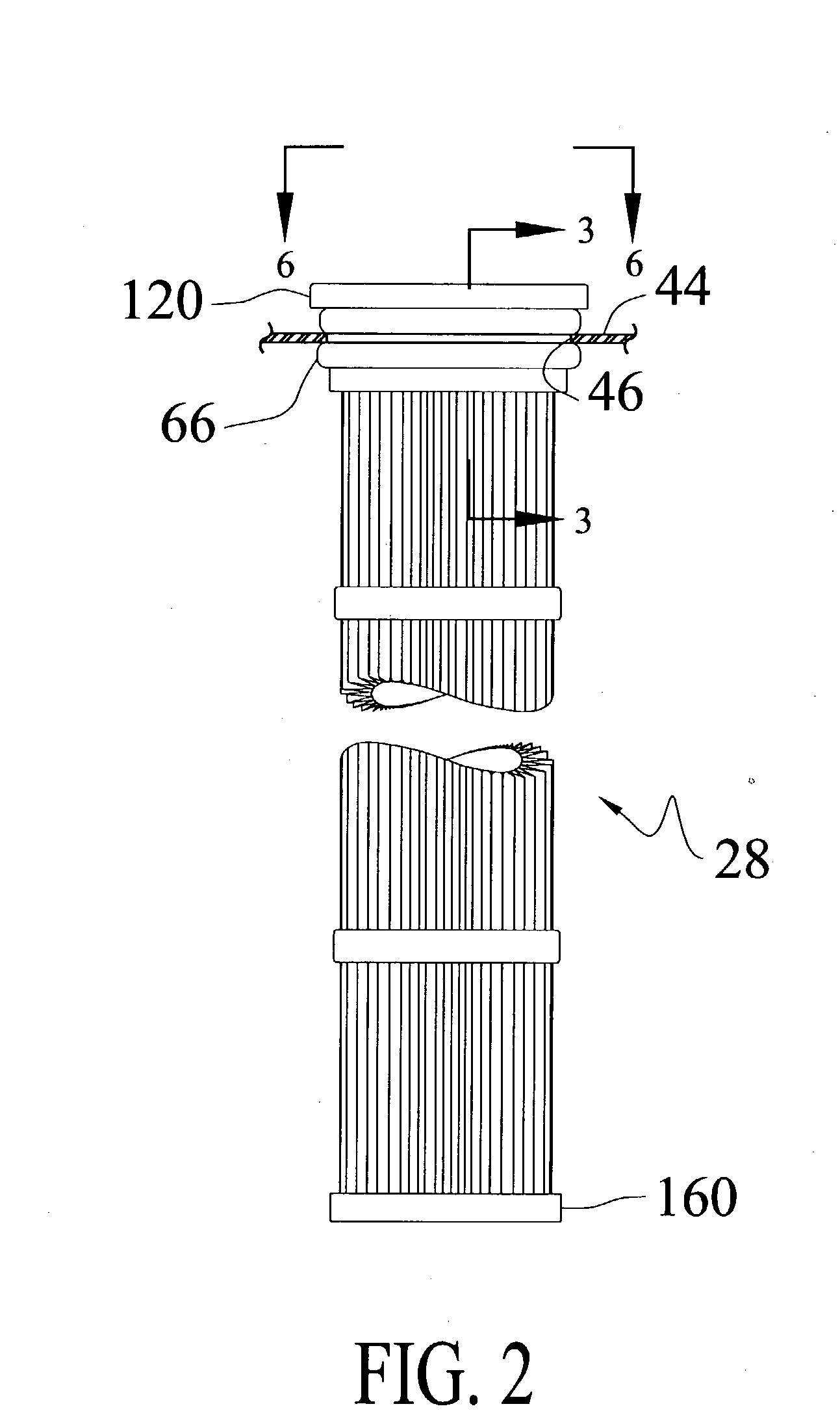 Filter cartridge mounting structure