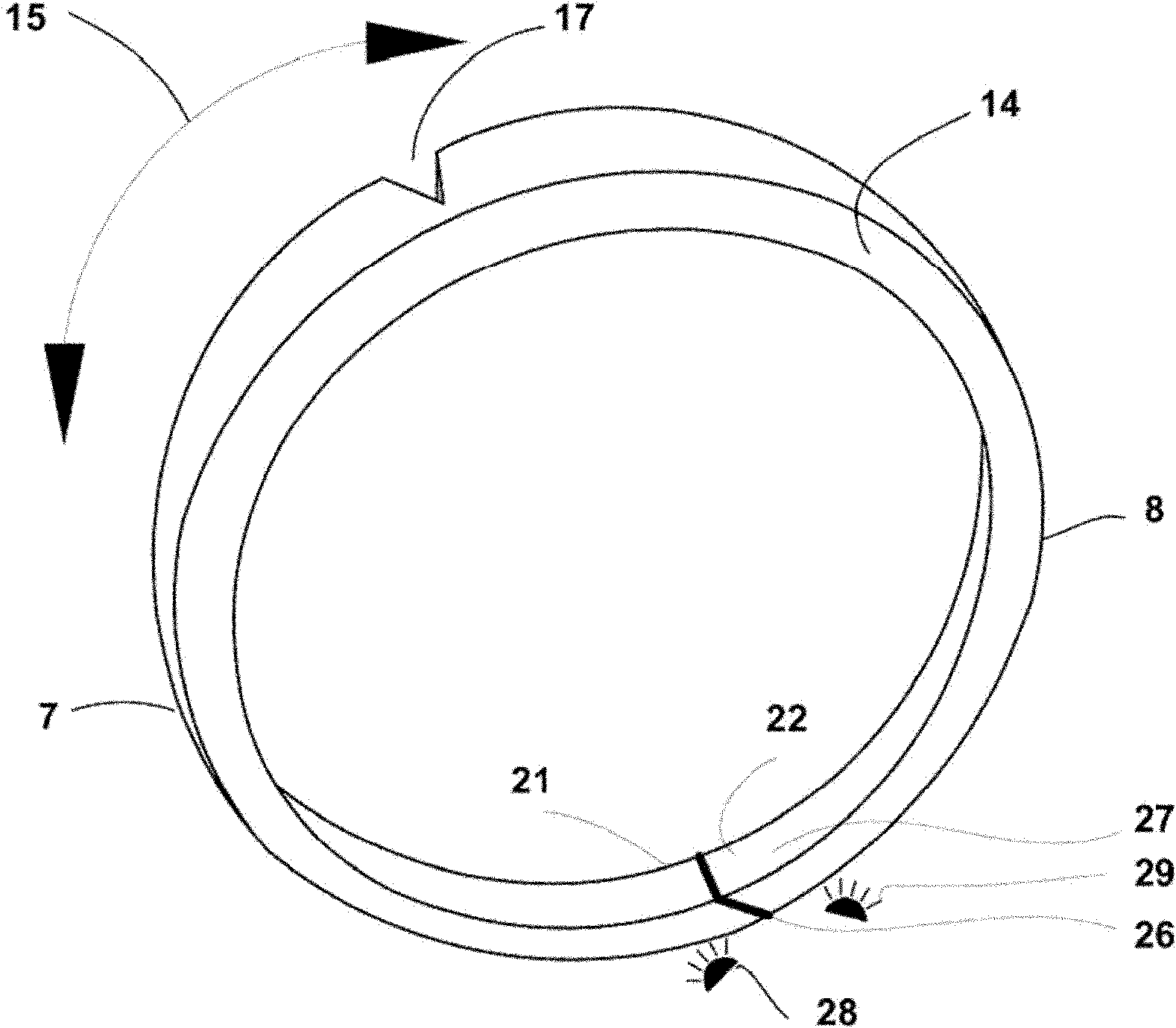 Illuminating device for an adjusting mechanism in a vehicle