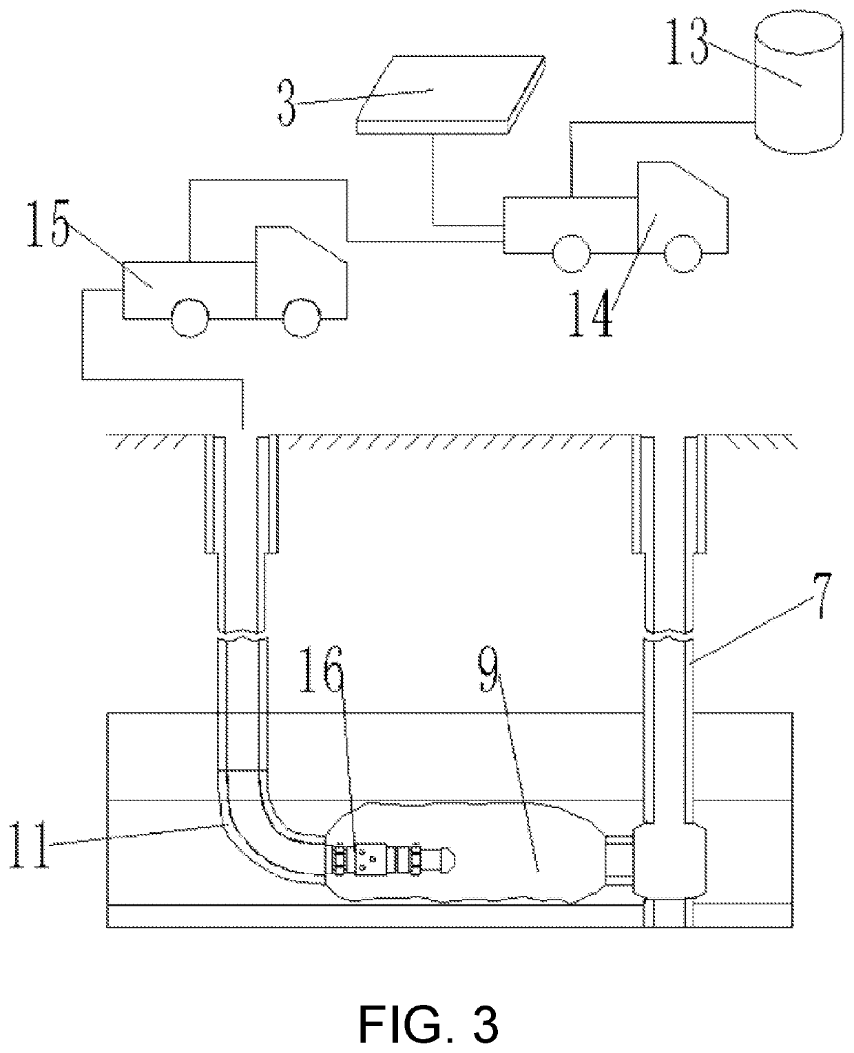 System for extracting gas from tectonically-deformed coal seam in-situ by depressurizing horizontal well cavity