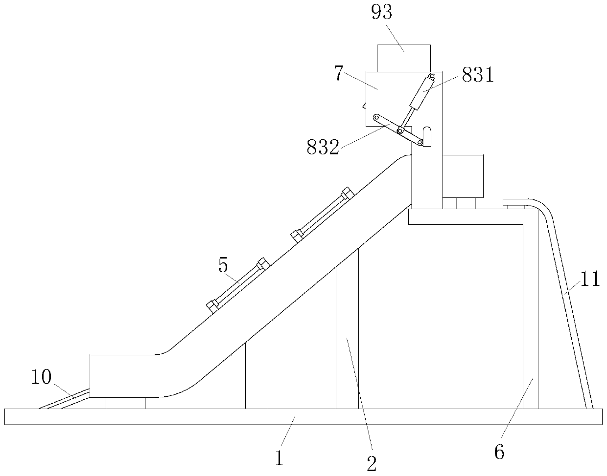 An entertainment water slide with protection function