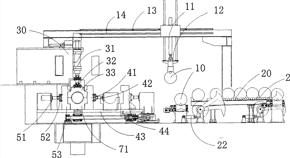 Full-closed production process and set of hydraulically-composited ...