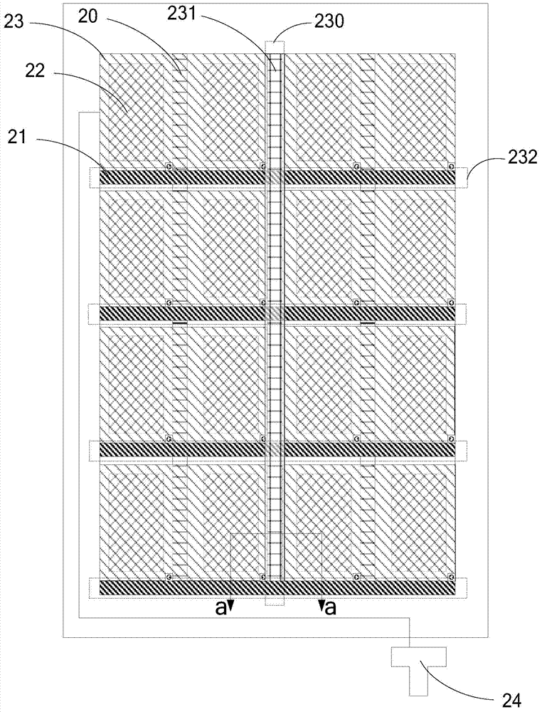 Touch displaying device and substrate