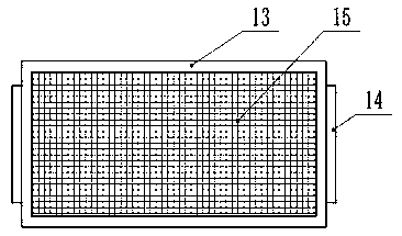 Soil sample crushing and screening device for soil restoration